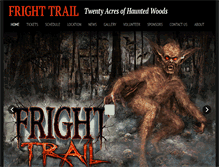 Tablet Screenshot of frighttrail.com